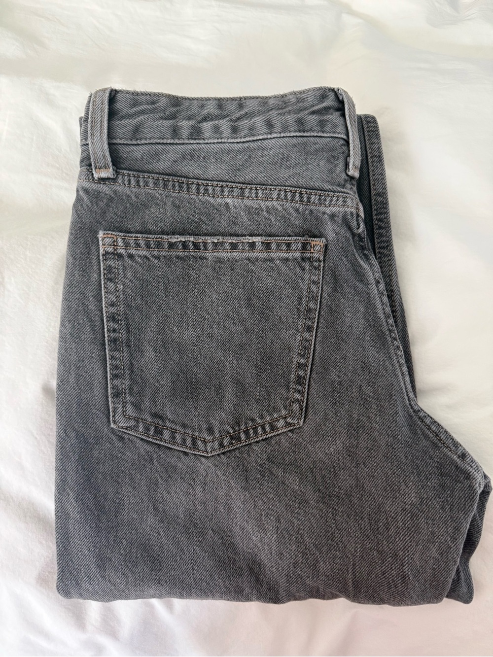 ZARA TALL Mid-Rise Charcoal Gray Jeans